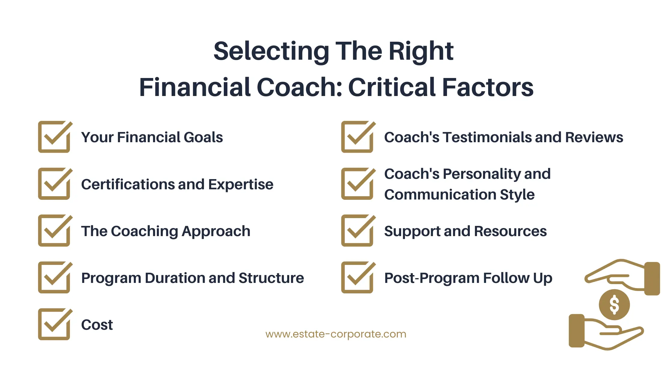 Selecting The Right Financial Coach Critical Factors